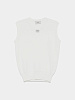 Жилет Coperni Knitted Sleeveless White