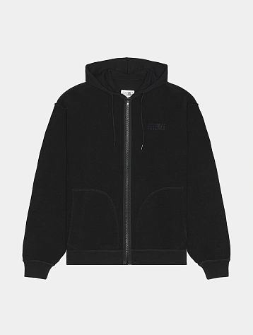 Зип-худи MM6 Maison Margiela Brushed Jersey Black