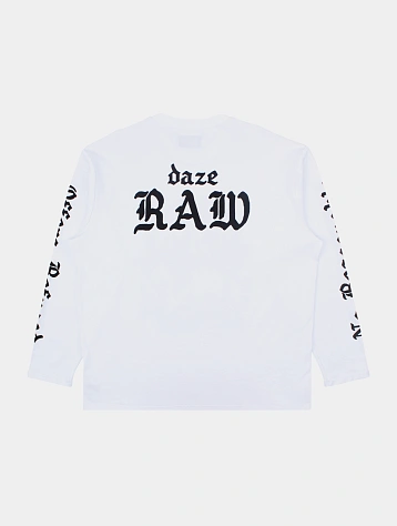 Лонгслив DAZE Raw Longsleeve White