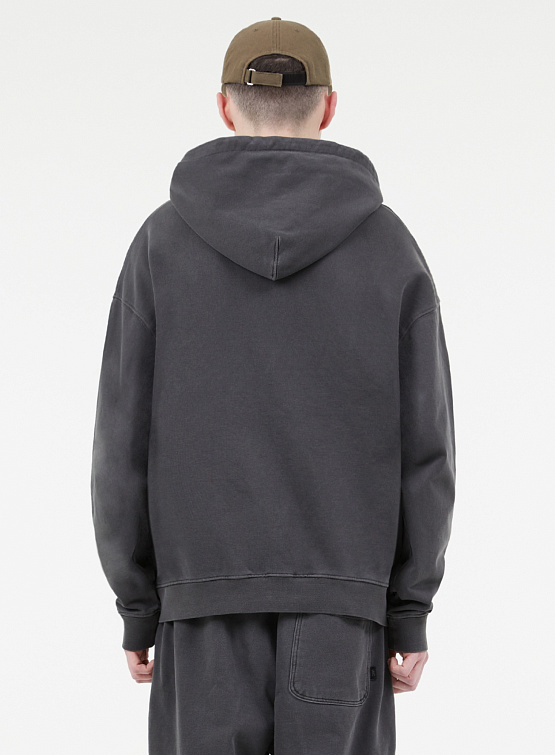 Зип-худи LMC Oval Overdyed Zip-Up Hoodie Black