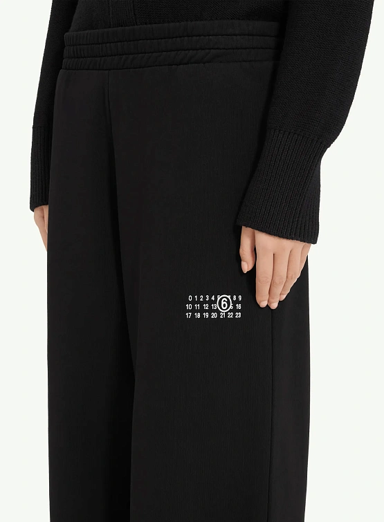 Женские брюки MM6 Maison Margiela Numeric Black