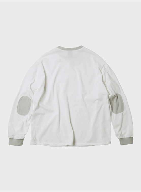 Лонгслив FrizmWORKS Patch Oversized Coloration Tee White