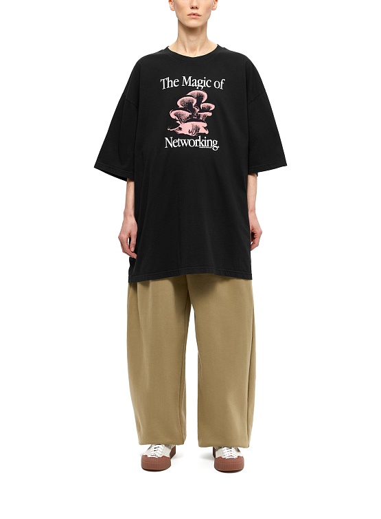 Футболка MARKET Social Network T-Shirt Washed Black