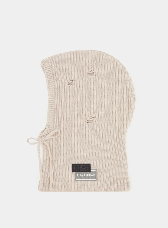 Балаклава MM6 Maison Margiela Beige Melange