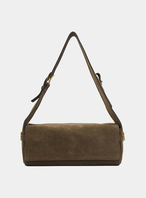 Женская сумка OPEN YY Suede Belting Duffle Brown