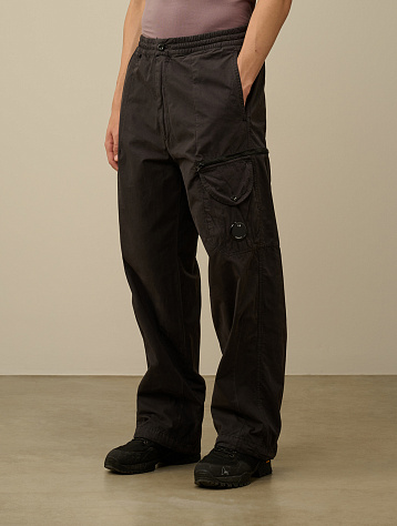 Брюки C.P. Company Microreps Boxy Loose Utility Black Sand