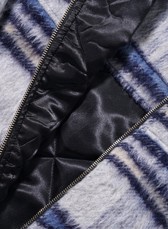 Овершот Butter Goods Hairy Plaid Lodge Jacket Navy