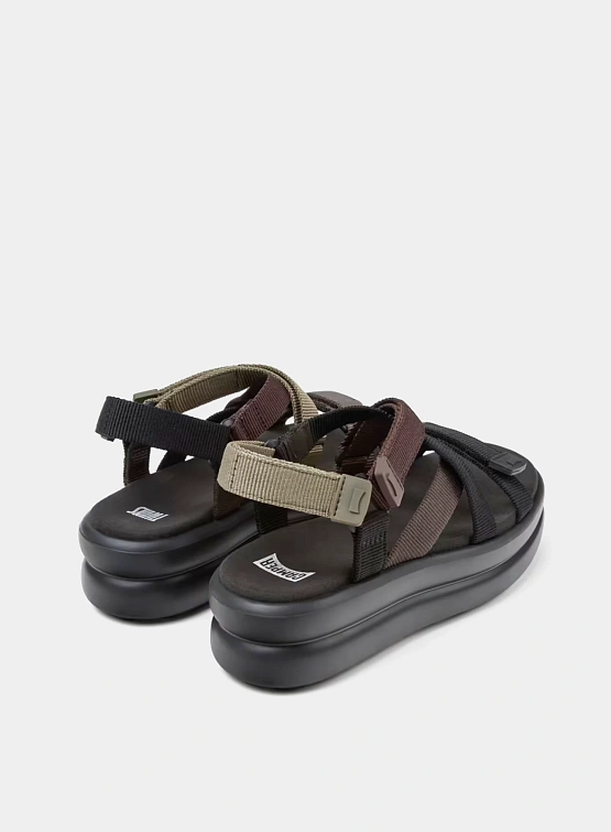 Женские сандалии Camper Twins Recycled PET Multicolor Dark