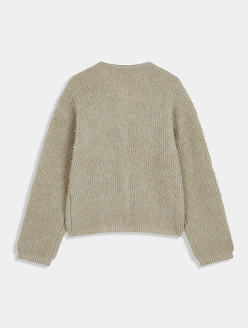 Женский кардиган OPEN YY Shaggy Cardigan Beige
