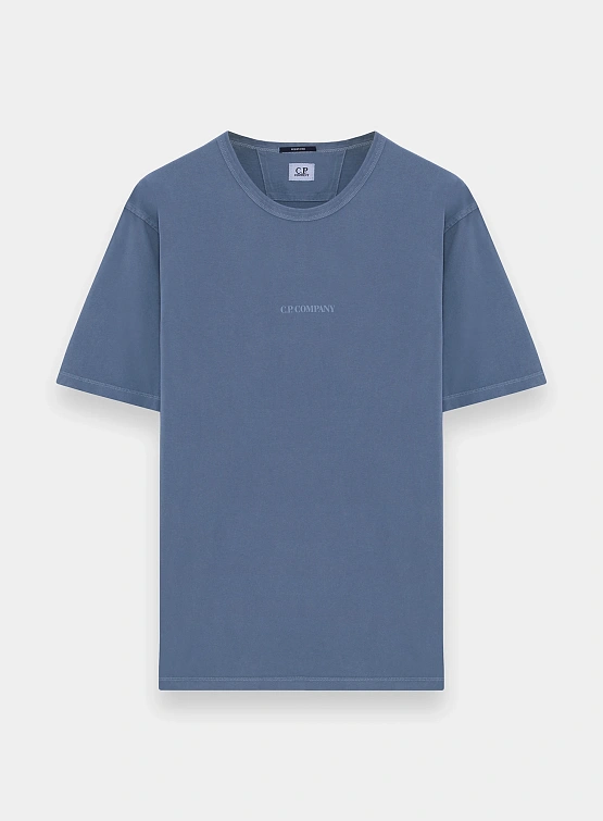 Футболка C.P. Company 70/2 Mercerized Jersey Stormy Weather