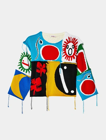 Свитер Charles Jeffrey Loverboy Patch Cable Knit