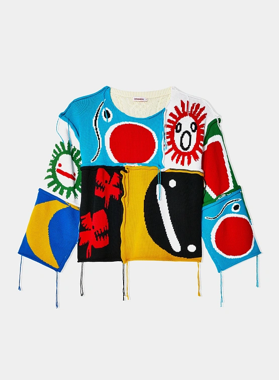 Свитер Charles Jeffrey Loverboy Patch Cable Knit