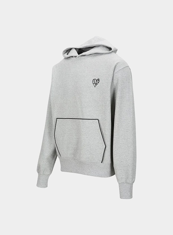 Худи Andersson Bell ADSB Heart Hoodie Grey