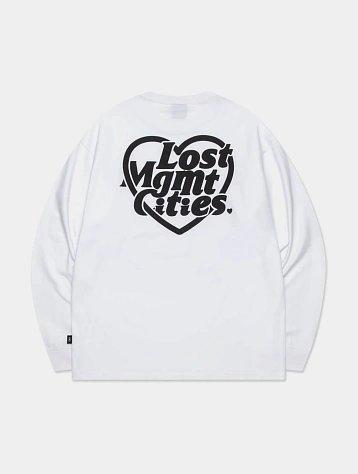 Лонгслив LMC Heart Globe Long Slv Tee White