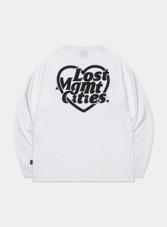Лонгслив LMC Heart Globe Long Slv Tee White