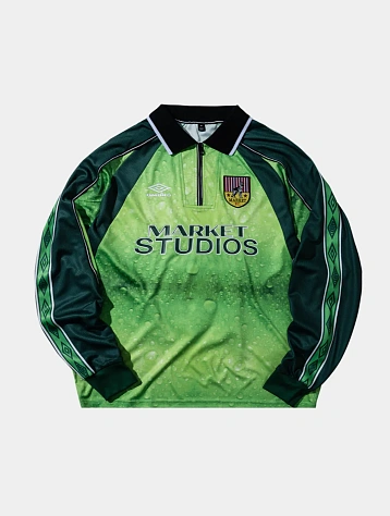Лонгслив MARKET x UMBRO LS KEEPER KIT Green