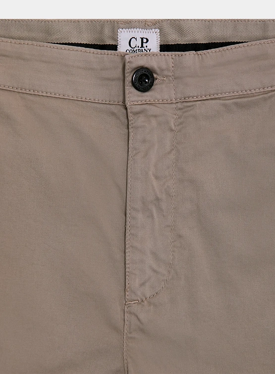 Брюки C.P. Company Stretch Sateen Ergonomic Cargo Vintage Khaki