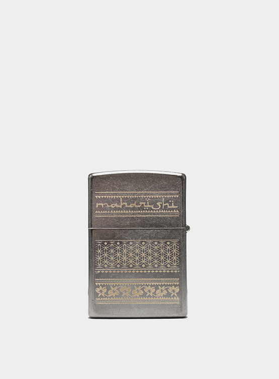 Зажигалка MAHARISHI 1376 Thar Dragon Engraved Zippo Silver