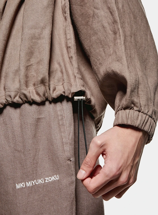 Олимпийка MKI MIYUKI ZOKU Linen Track Mushroom