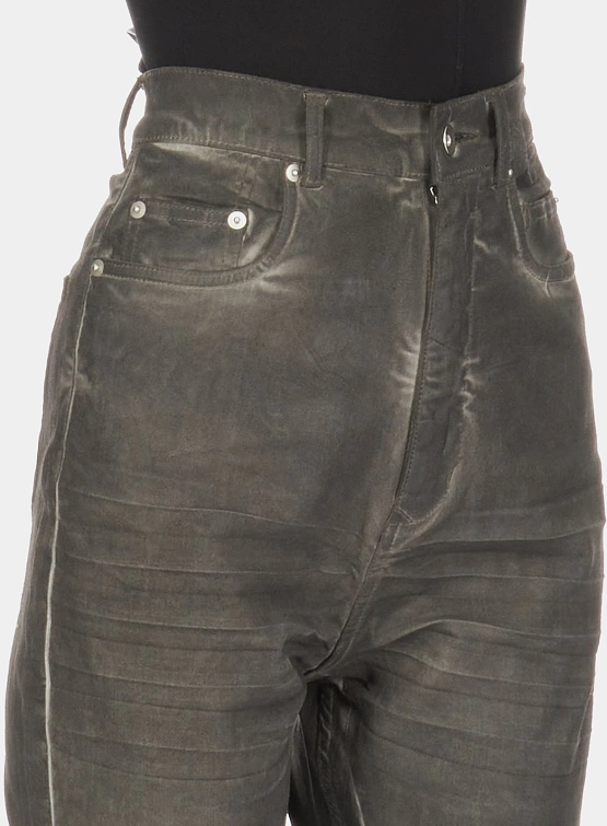 Женcкие джинсы RICK OWENS DRKSHDW Bolan Bootcut Dark Dust