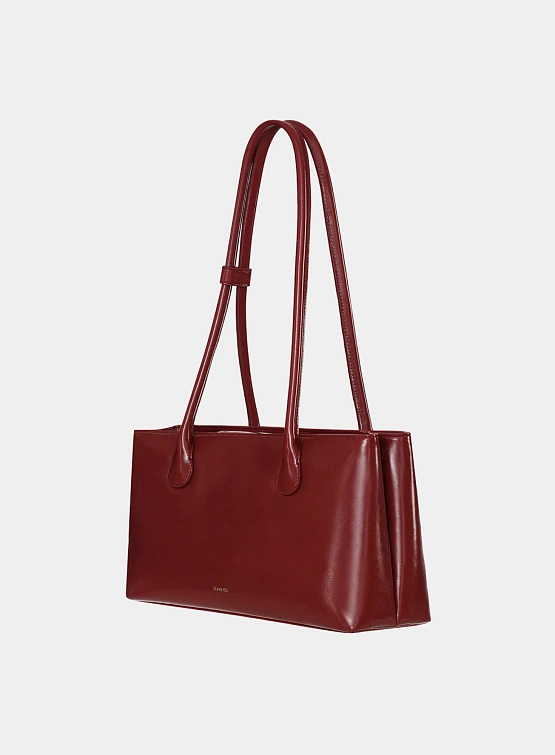 Женская сумка STAND OIL Square Low Red Wine