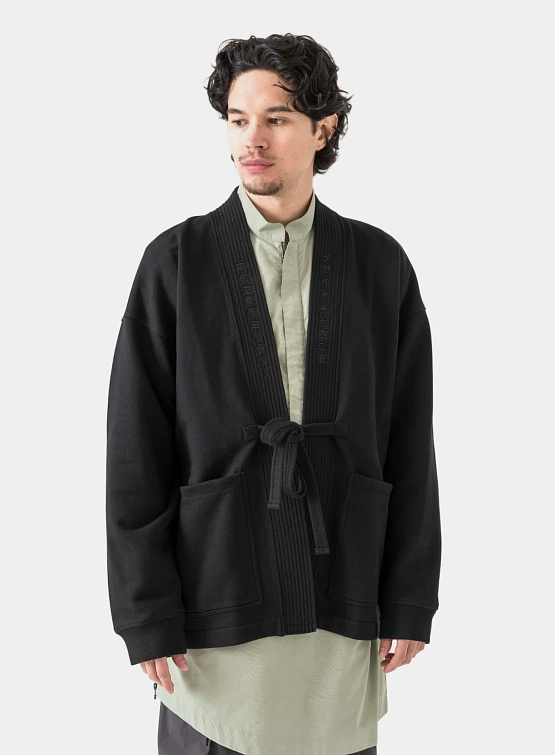 Кимоно MAHARISHI 1495 Crow & Heron Sweat Kimono Black