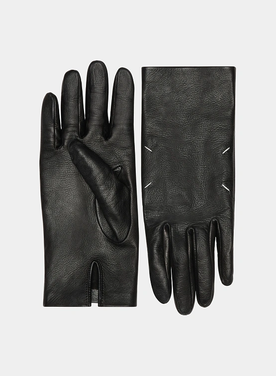 Женские перчатки Maison Margiela Four Stitches Black