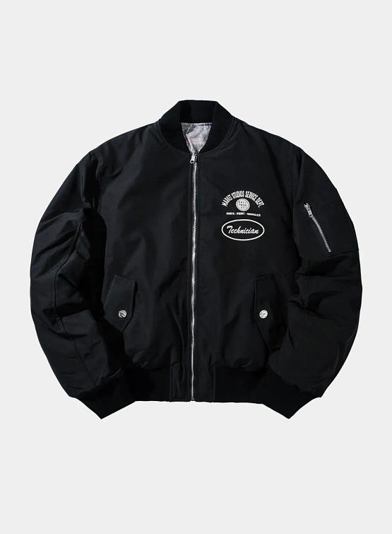 Бомбер MARKET HANDYMAN REVERSIBLE BOMBER Black