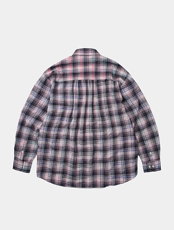Рубашка FrizmWORKS Uneven Check Pink