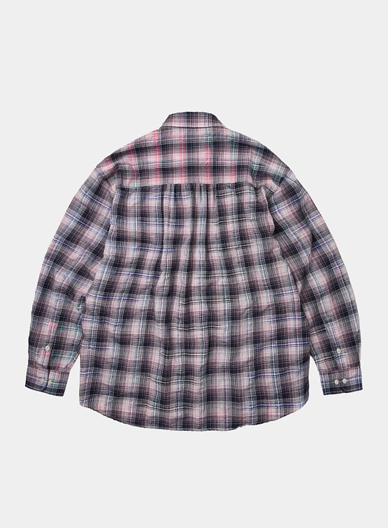 Рубашка FrizmWORKS Uneven Check Pink