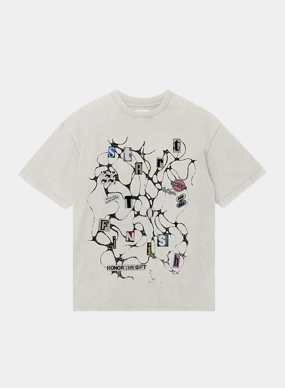 Футболка HONOR THE GIFT Start To Finish Bone