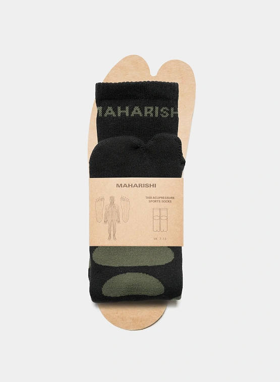 Носки MAHARISHI 1460 Maharishi Acu Tabi Sport Black
