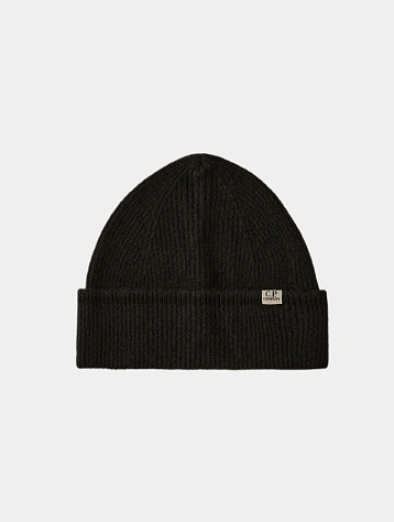 Шапка C.P. Company Fleece Knit Beanie Black