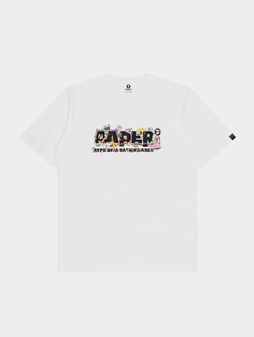 Футболка AAPE x Eric Inkala Aaper Graphic White