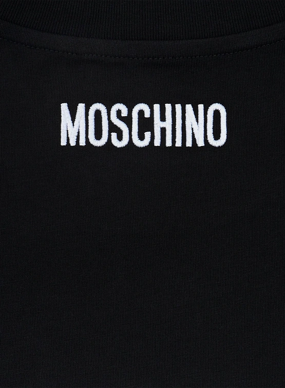 Женская футболка MOSCHINO Hard Times Black