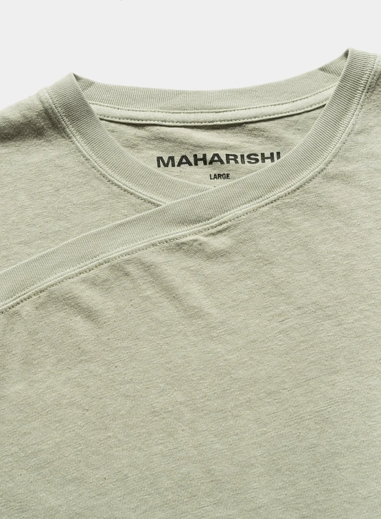 Лонгслив MAHARISHI 6001 Monk Organic Hemp Sage