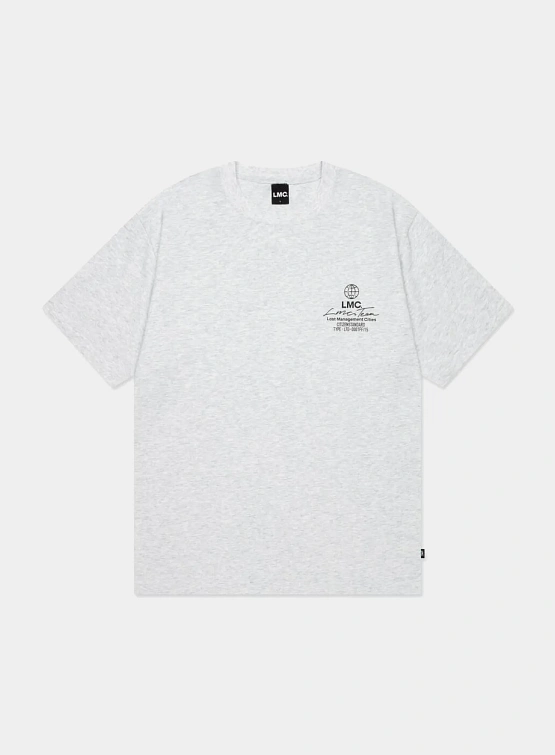 Футболка LMC Signature Globe Tee Light Heather Grey