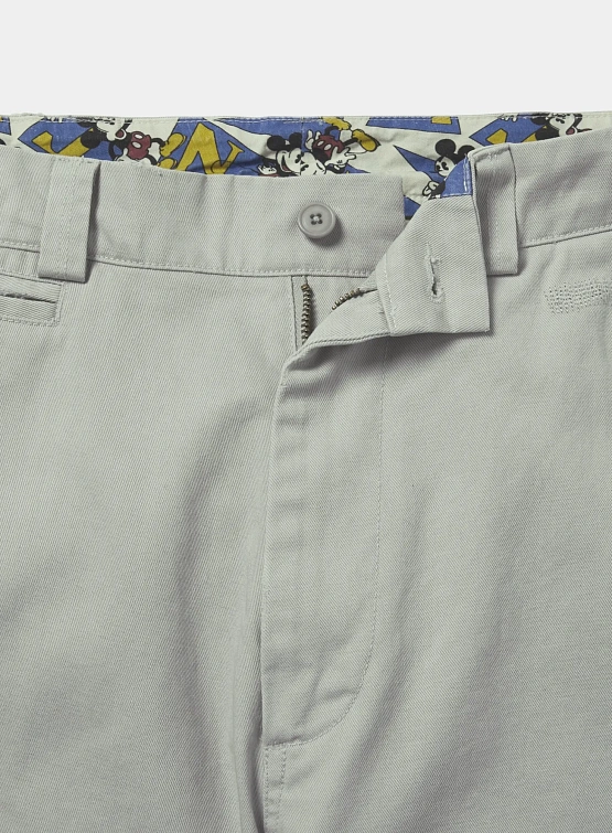 Брюки thisisneverthat x Disney TNT Mickey Distressed Chino Stone