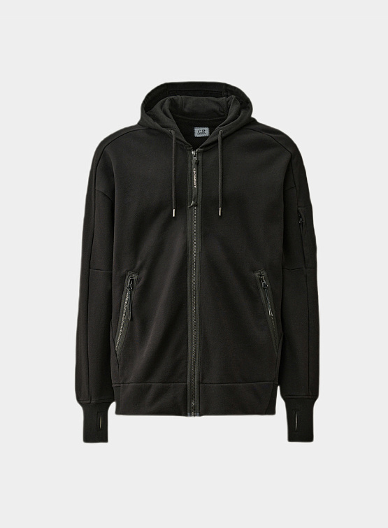 Зип-худи C.P. Company Diagonal Raised Fleece Black