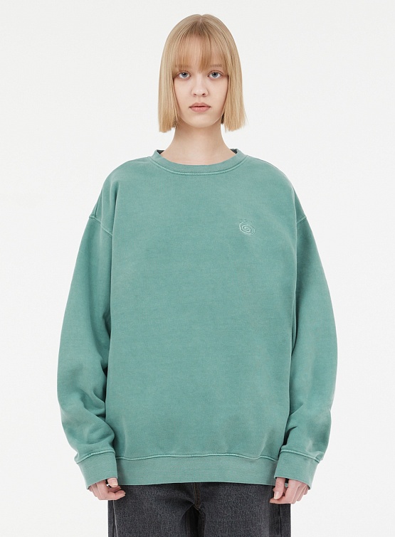 Свитшот LMC Overdyed Spiral Sweatshirt Green