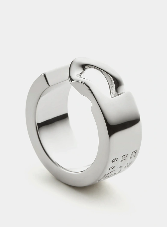 Кольцо MM6 Maison Margiela Minimal Numeric Cuff Ring