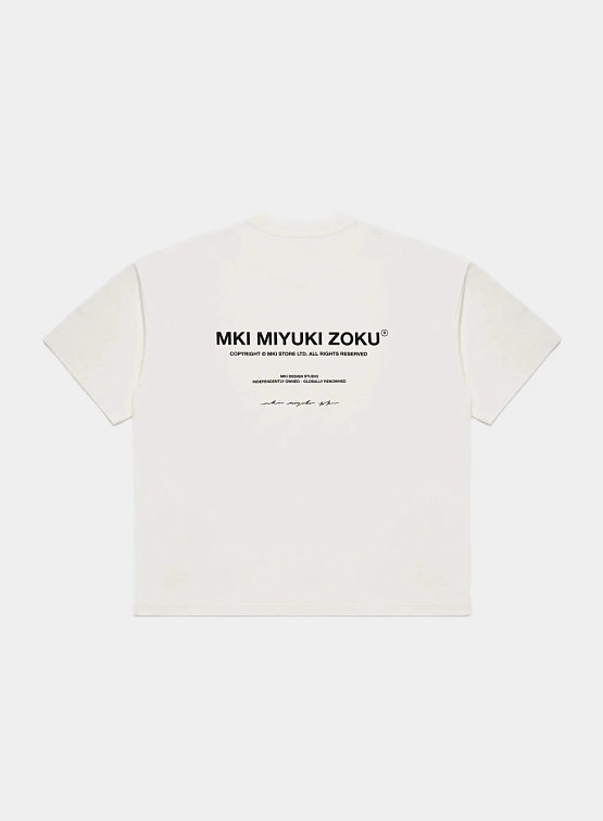 Футболка MKI MIYUKI ZOKU Design Studio White