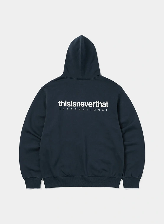 Зип-худи thisisneverthat INTL. Logo Zip Up Navy