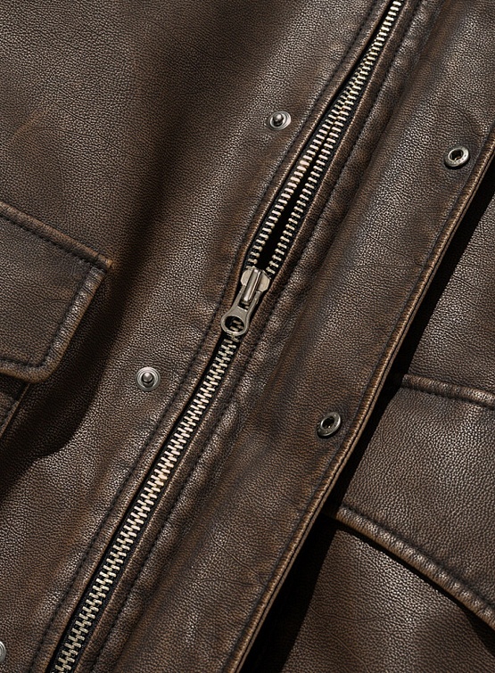 Куртка Uniform Bridge Vegan Leather A-2 Jacket Brown