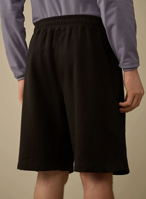 Шорты C.P. Company Malfilè Fleece Lens Black