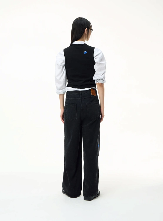 Джинсы ADERERROR Sig; SV Tag Jeans 02 Black