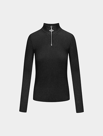 Женский халф-зип Han Kjøbenhavn Half Zip Knit Black