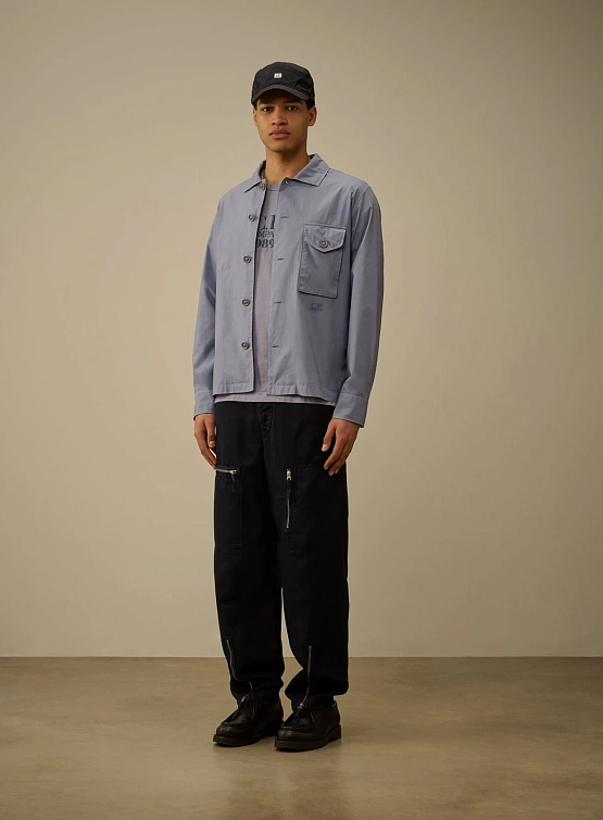 Рубашка C.P. Company Popeline Shirt Lavander Violet