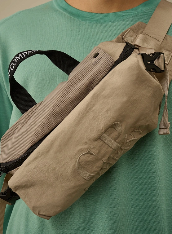 Сумка C.P. Company Plain Paper Touch Waistbag Vintage Khaki