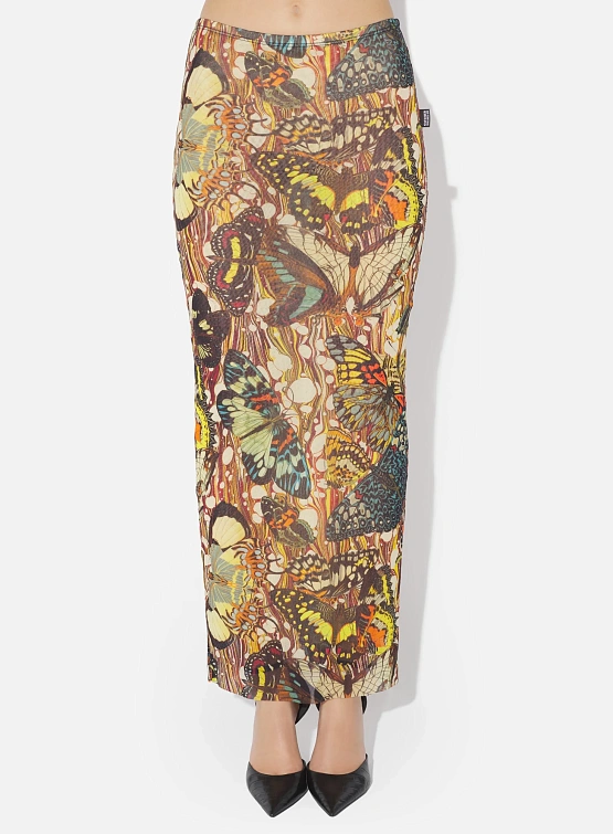 Женская юбка Jean Paul Gaultier Re-Edition: "Papillon" Yellow/Multi